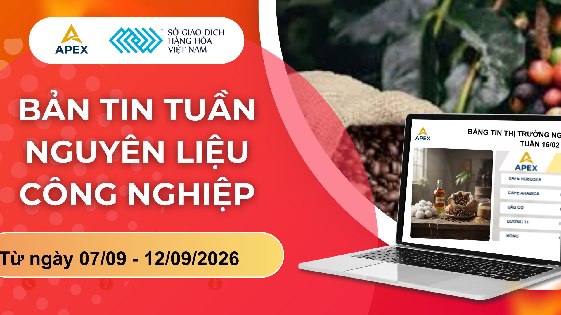 BẢN TIN TUẦN NGUYÊN LIỆU CÔNG NGHIỆP TUẦN 2- THÁNG 9
